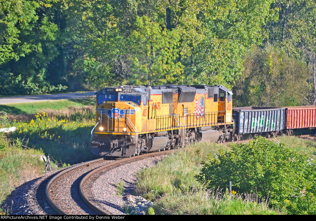 UP  4083,   ICE's    Marquette    Sub.